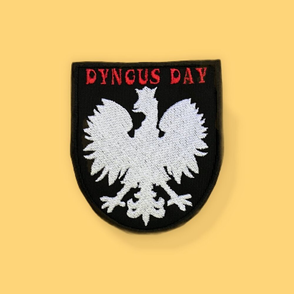 Fun Dyngus Day Patch celebrating being Polish sorry no water pistols included